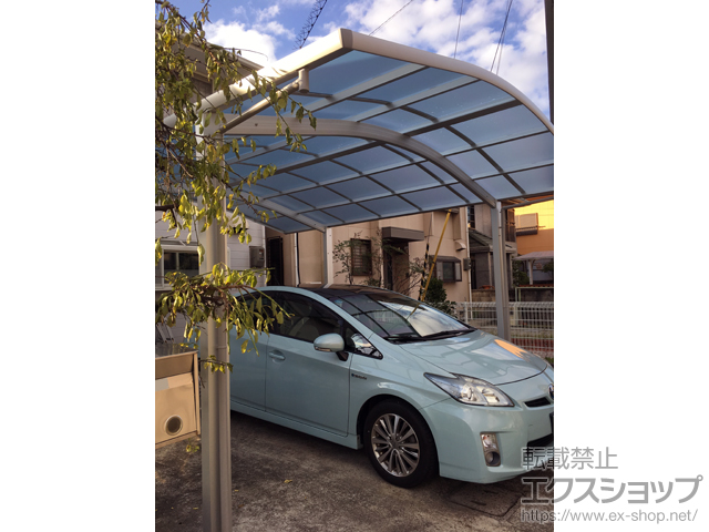 兵庫県洲本市ののカーポート レイナツインポートグラン　積雪〜20cm対応 施工例