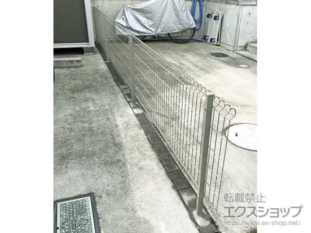 東京都町田市ののフェンス・柵 ハイグリッドフェンスN8型 フリーポールタイプ 施工例