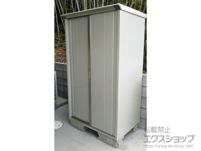佐賀県多久市のの物置・屋外倉庫 グランプレステージジャンプ 1120×750×1900 GP-117A-T-MW 施工例