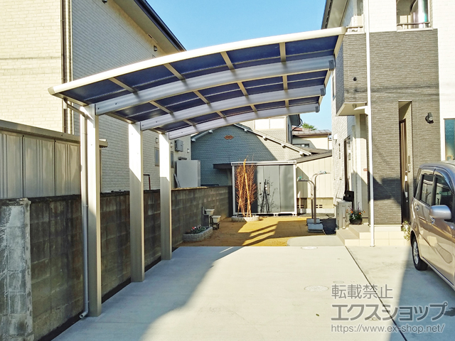 福島県郡山市ののカーポート レイナポートグラン50 積雪〜50cm対応 施工例