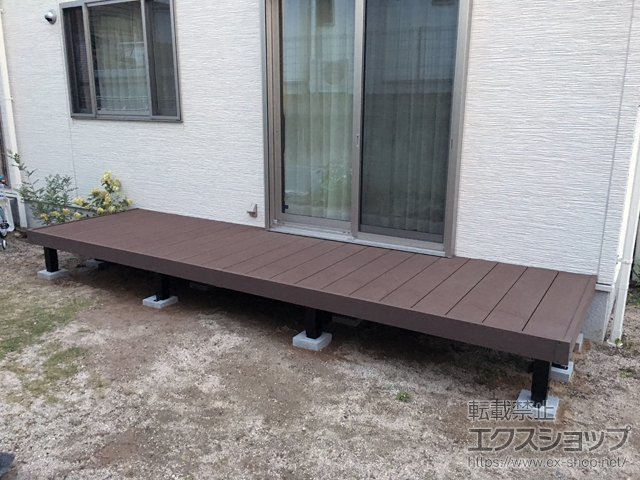 福岡県福岡市ののウッドデッキ リウッドデッキ 200 施工例