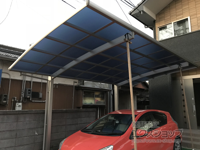 山口県周南市ののカーポート レイナポートグラン　積雪〜20cm対応 施工例