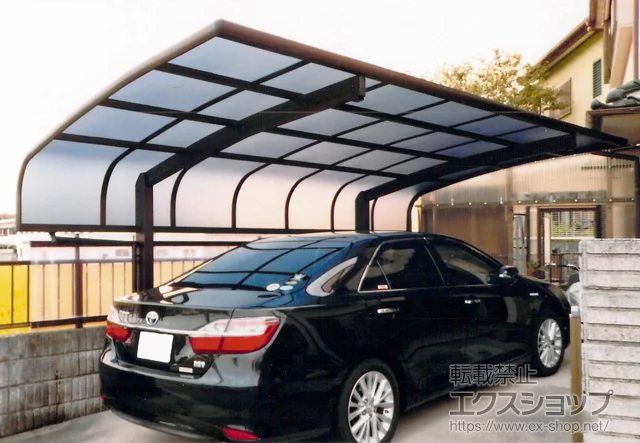 ���Ɍ����Ύs��YKKAP�̃J�[�|�[�g ���C�i�L���b�v�|�[�g�O�����@�ϐ�`20cm�Ή� �{�H��