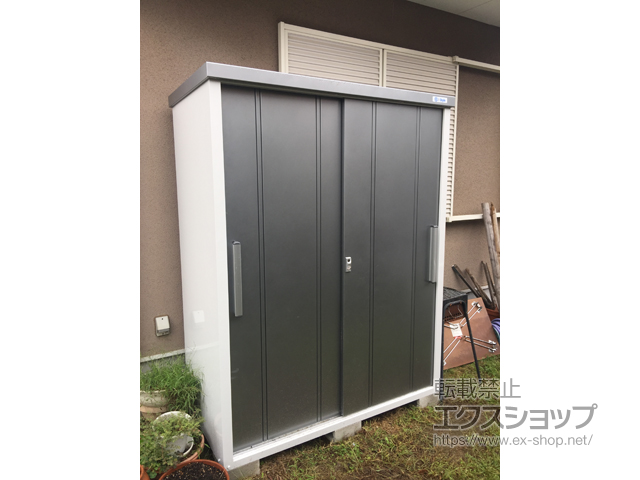東京都板橋区のの物置・屋外倉庫 クール COOL-1575 一般型 1500×750×1937 COOL-1575-GM 施工例