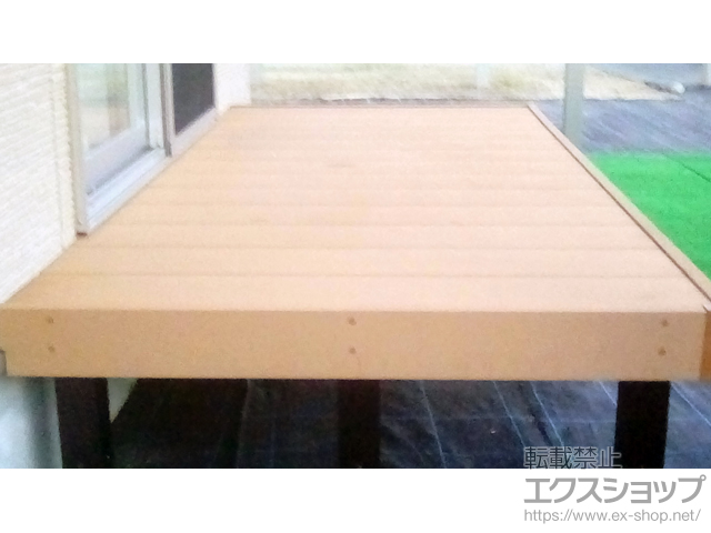 長野県下伊那郡松川町ののウッドデッキ リウッドデッキ 200 施工例