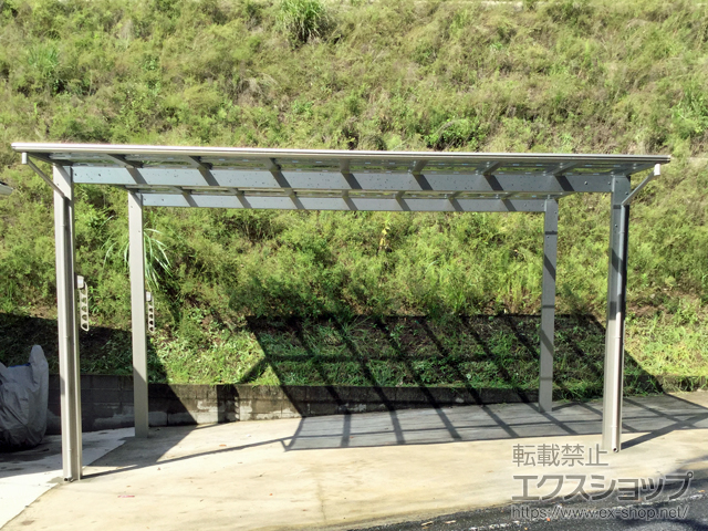 鹿児島県鹿児島市ののカーポート エフルージュ ツイン 積雪〜20cm対応 施工例