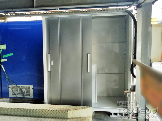 大阪府大阪市のの物置・屋外倉庫 クール COOL-1790 一般型 1700×900×1937 COOL-1790-GM 施工例