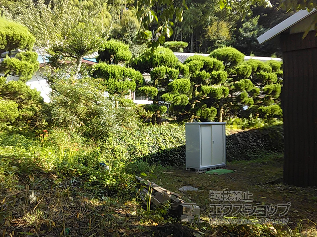 福岡県京都郡みやこ町のの物置・屋外倉庫 シンプリー 一般型 1520×615×1603（MJX-156D） MJX-156D-FW 施工例