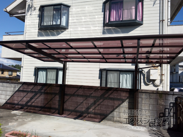 岡山県津山市ののカーポート エフルージュグラン　積雪〜20cm対応 施工例