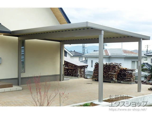 ���쌧�ɓߎs��LIXIL ���N�V���i�g�X�e���j�̃J�[�|�[�g �e���I�X�|�[�gIII 1500 2��p �p��4�{�� �ϐ�`50cm�Ή� �{�H��