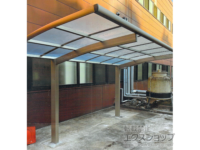 兵庫県神崎郡市川町ののサイクルポート・駐輪場 レイナポートグランミニ 積雪〜20cm対応 施工例