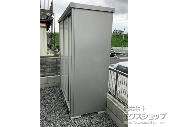 滋賀県大津市のの物置・屋外倉庫 エスモ 一般型 1497×750×1959（ESE-1507A） ESE-1507A-PW 施工例