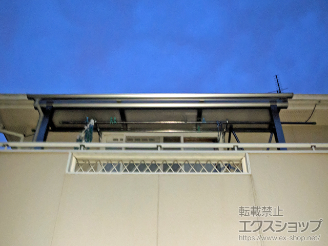 岡山県岡山市ののバルコニー・ベランダ屋根 ヴェクターテラス R型 屋根タイプ 単体 積雪〜20cm対応 施工例