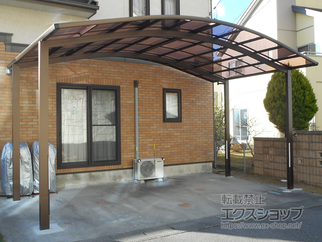 長野県安曇野市ののカーポート レイナツインポートグラン　積雪〜20cm対応 施工例