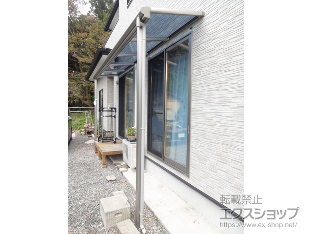 宮城県登米市ののテラス屋根 ヴェクターテラス F型 テラスタイプ 単体 積雪〜20cm対応 施工例