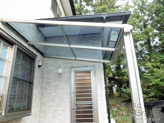 宮城県登米市ののテラス屋根 ヴェクターテラス F型 テラスタイプ 単体 積雪〜20cm対応 施工例