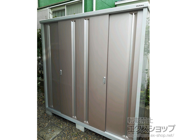 千葉県大網白里市のの物置・屋外倉庫 シンプリー 一般型 1940×615×1903 MJX-196E-P-AR 施工例