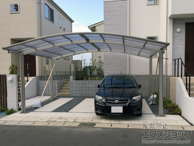 千葉県流山市ののカーポート レイナツインポートグラン　積雪〜20cm対応 施工例