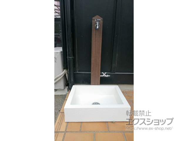 東京都八王子市のの立水栓・ガーデンシンク 立水栓ユニット モ・エットL シンプルパンセット 施工例