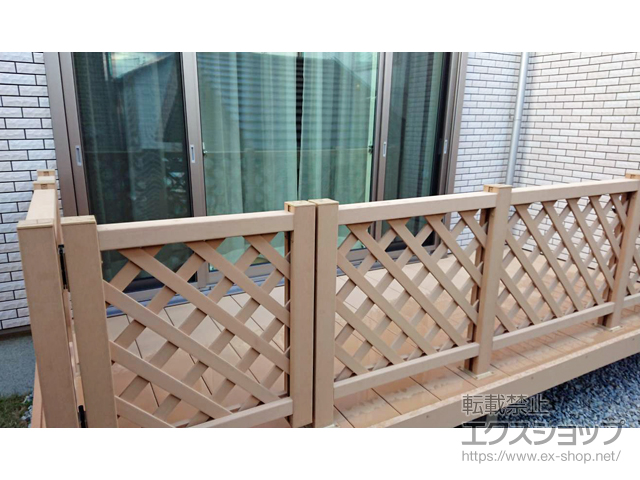 大阪府箕面市ののウッドデッキ リウッドデッキ 200 施工例