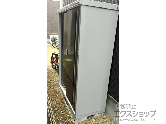 兵庫県三田市のの物置・屋外倉庫 シンプリー 一般型 1100×515×1603 MJX-115D-P-TB 施工例