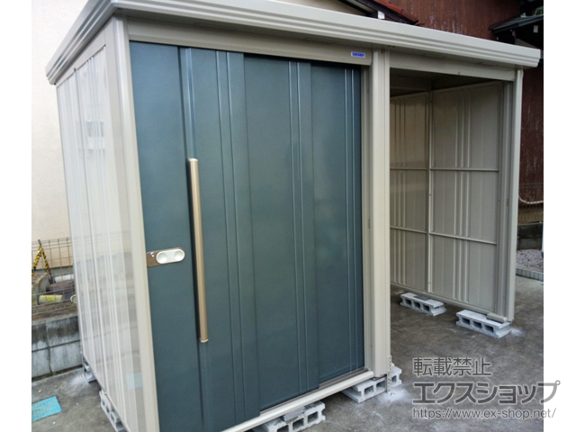 東京都東大和市のの物置・屋外倉庫 Mr.ストックマン プラスアルファ 一般型 3015×1590×2110 TP-3015-J 施工例