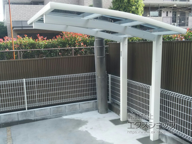 神奈川県相模原市ののサイクルポート・駐輪場 レイナポートグランミニ 積雪〜20cm対応 施工例