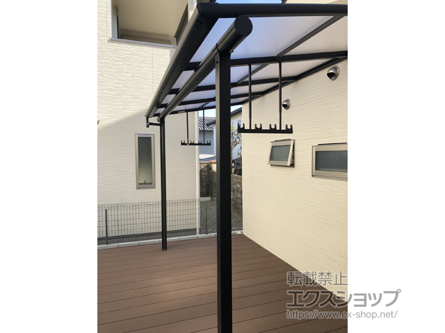 京都府京都市ののテラス屋根 ヴェクターテラス F型 テラスタイプ 単体 積雪〜20cm対応 施工例