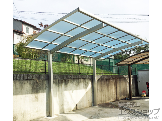 兵庫県川西市ののカーポート レイナポートグラン　積雪〜20cm対応 施工例