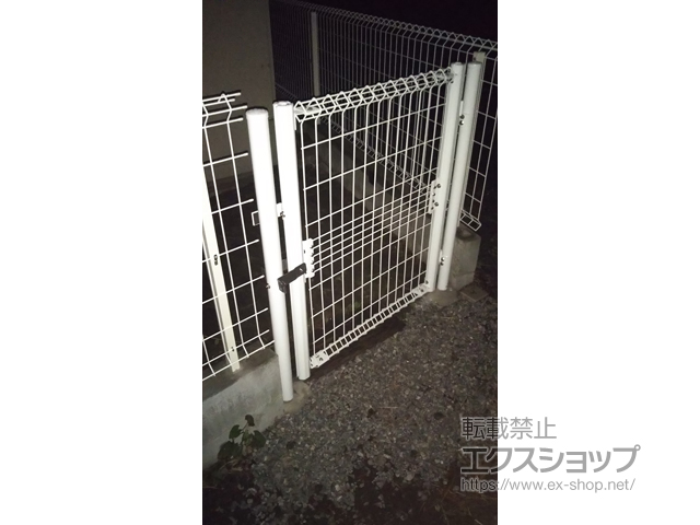 東京都世田谷区のの門扉 イーネット門扉1型 片開き　門柱使用 施工例