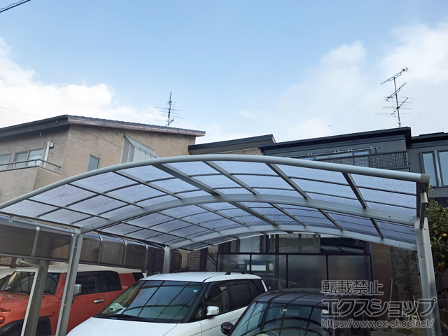 愛知県江南市ののカーポート レイナツインポートグラン　積雪〜20cm対応 施工例