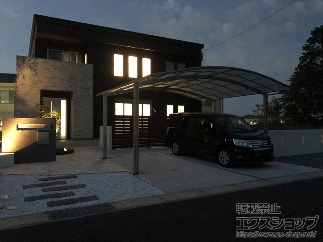 茨城県土浦市ののカーポート レイナツインポートグラン　積雪〜20cm対応 施工例