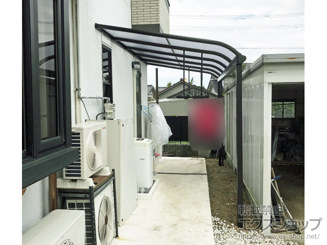 愛知県稲沢市ののテラス屋根 ヴェクターテラス R型 テラスタイプ 単体 積雪〜20cm対応 施工例