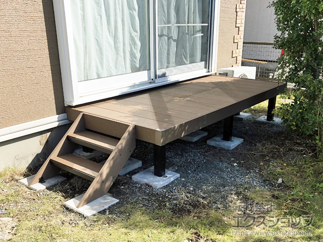 福岡県福岡市ののウッドデッキ マージウッドデッキ 施工例