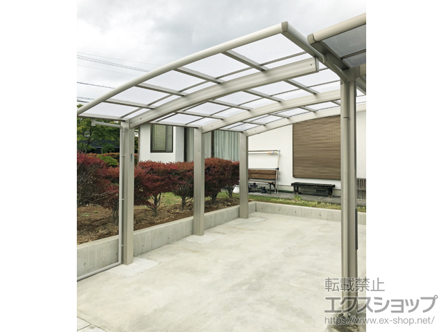 長野県茅野市ののカーポート レイナポートグラン50 積雪〜50cm対応 施工例