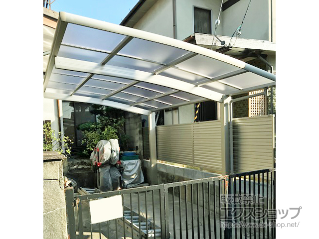 京都府宇治市ののカーポート レイナポートグラン　積雪〜20cm対応 施工例