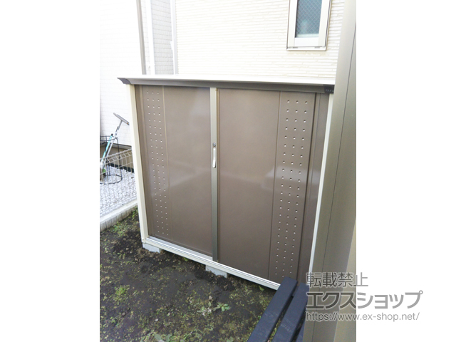 神奈川県大和市のの物置・屋外倉庫 グランプレステージジャンプ 1488×650×1400 GP-156C-Ｔ-CB 施工例