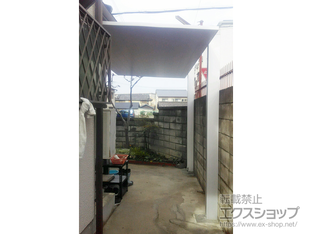 大阪府大阪市ののサイクルポート・駐輪場 カーポートSCミニ 積雪20cm 施工例