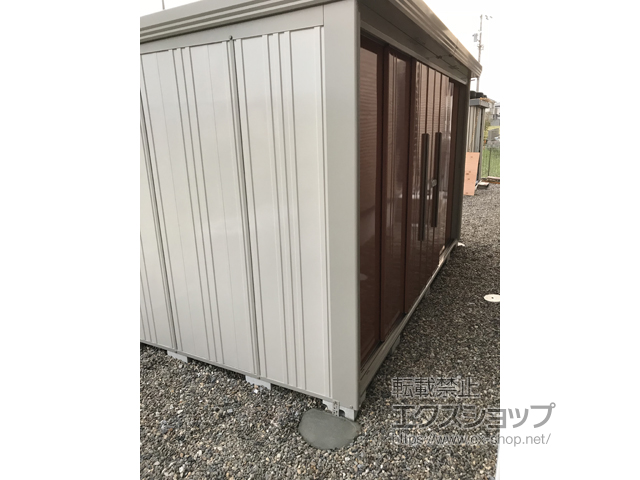 岐阜県大垣市のの物置・屋外倉庫 Mr.ストックマンダンディ 一般型 結露減少型 3600×1922×2110（ND-Z3619） ND-Z3619-T 施工例