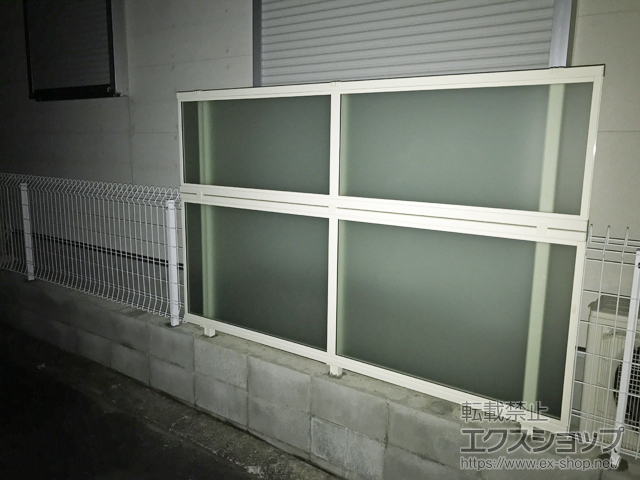 神奈川県鎌倉市ののフェンス・柵 メッシュフェンスG10-R 自由柱 施工例