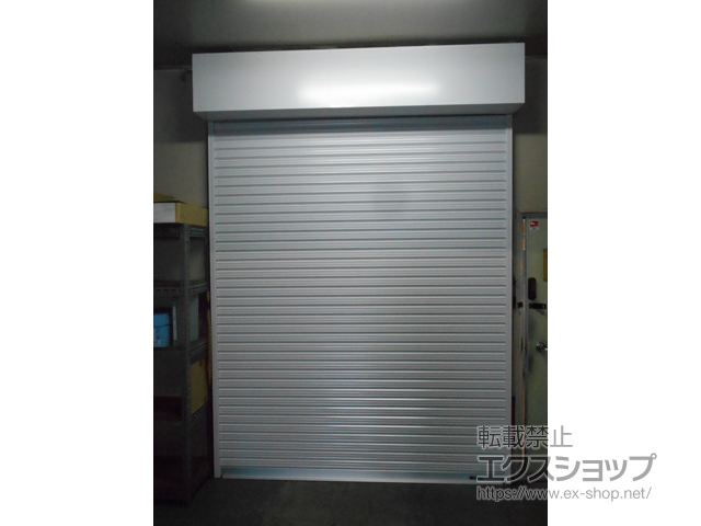 神奈川県大和市ののガレージシャッター プラテアII スチールタイプ 内蔵 電動式 施工例