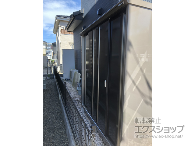 千葉県成田市のの物置・屋外倉庫 ナイソーシスター　1940×720×1903（KMW-197E-P） KMW-197E-P 施工例