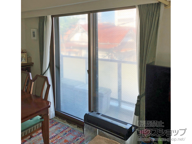 神奈川県藤沢市のの二重窓（内窓） プラマードU 引違い窓 2枚建 施工例