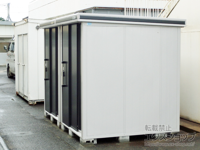 福島県いわき市のの物置・屋外倉庫 エルモ 一般型 1520×1870×2118（LMD-1518） LMD-1518-SM 施工例