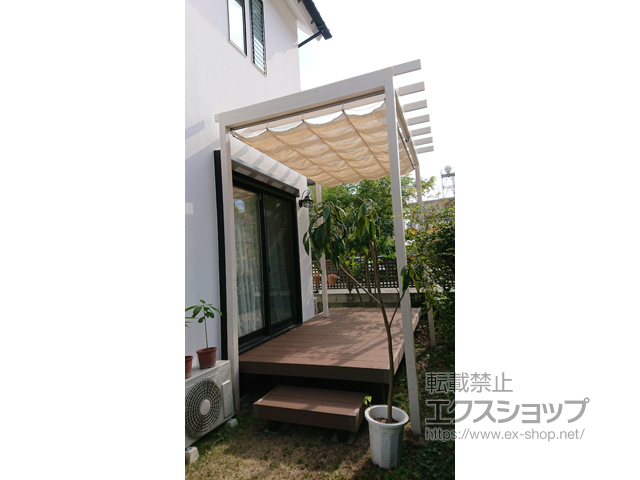 福岡県福岡市ののウッドデッキ リウッドデッキ 200 施工例