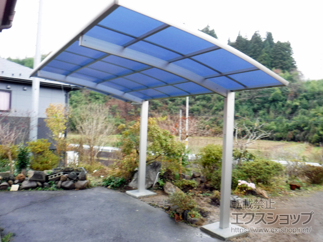 岩手県一関市ののカーポート プレシオスポート 積雪〜20cm対応 施工例