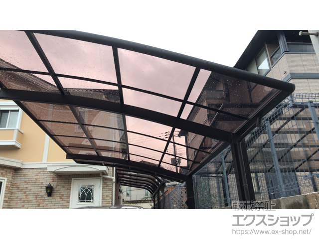 大阪府高槻市ののカーポート 【補修工事】 スマット 積雪〜20cm対応 施工例