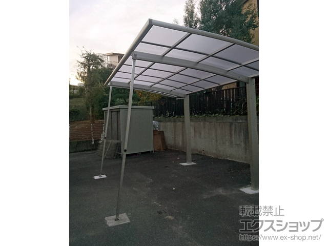 神奈川県横浜市ののカーポート プレシオスポート 積雪〜20cm対応 施工例