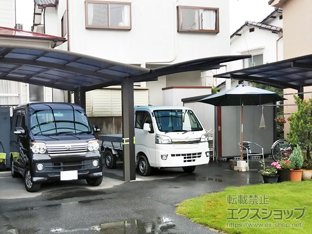 岡山県和気郡和気町ののカーポート レイナポートグラン　積雪〜20cm対応 施工例