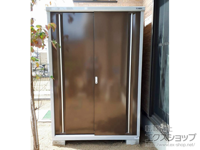 岐阜県各務原市のの物置・屋外倉庫 シンプリー 一般型 1320×755×1903 MJX-137E-P-TB 施工例